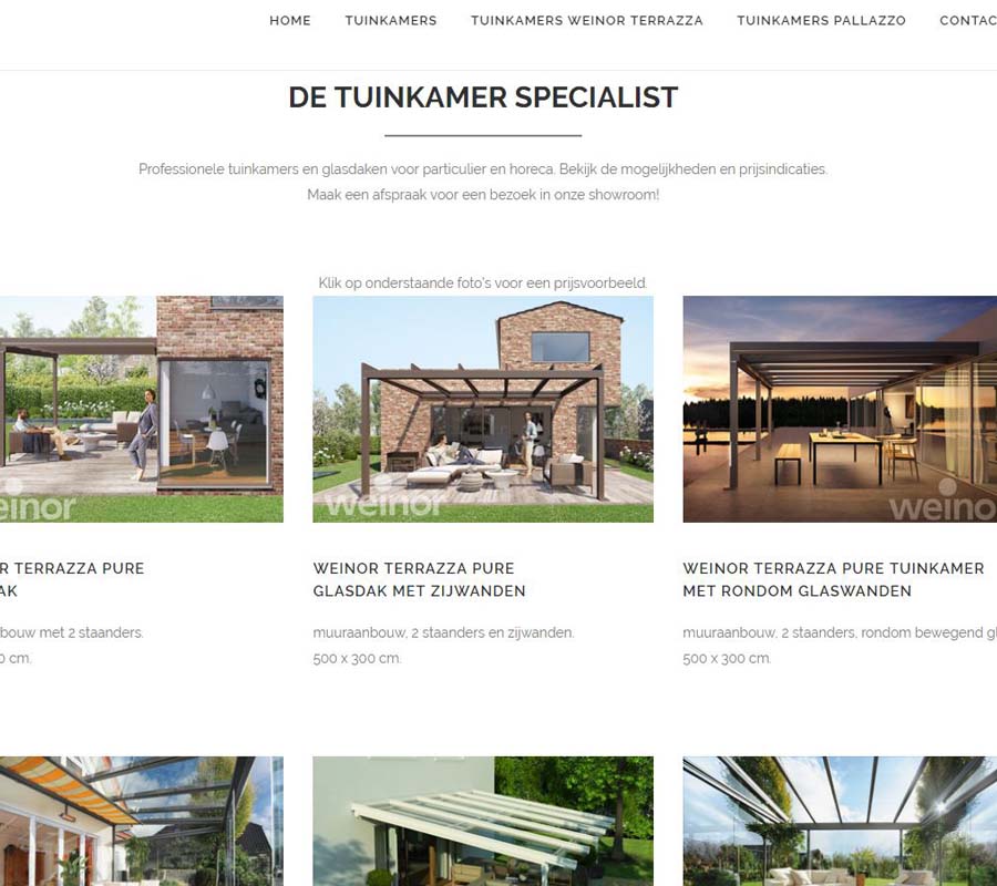 specialist in tuinkamers
