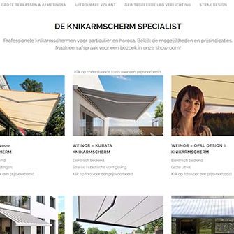 www.luxe-knikarmscherm.nl