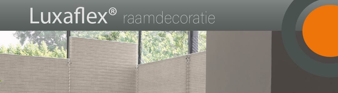 Header Luxaflex actie raamdecoratie